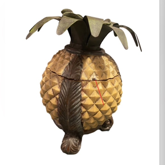 Vintage Pineapple Trinket Box - Picture 8 of 8